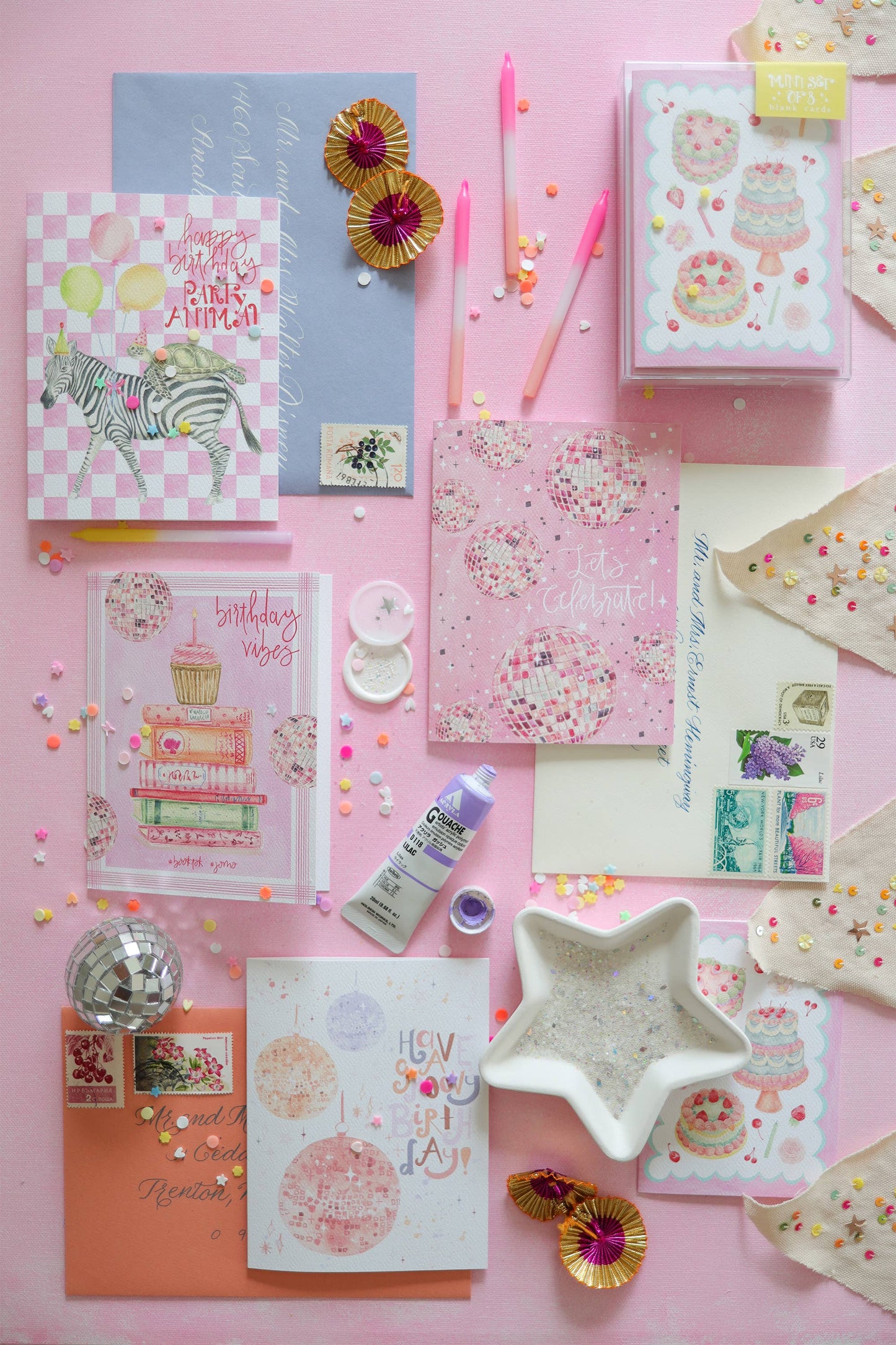 Let's Celebrate Disco Card