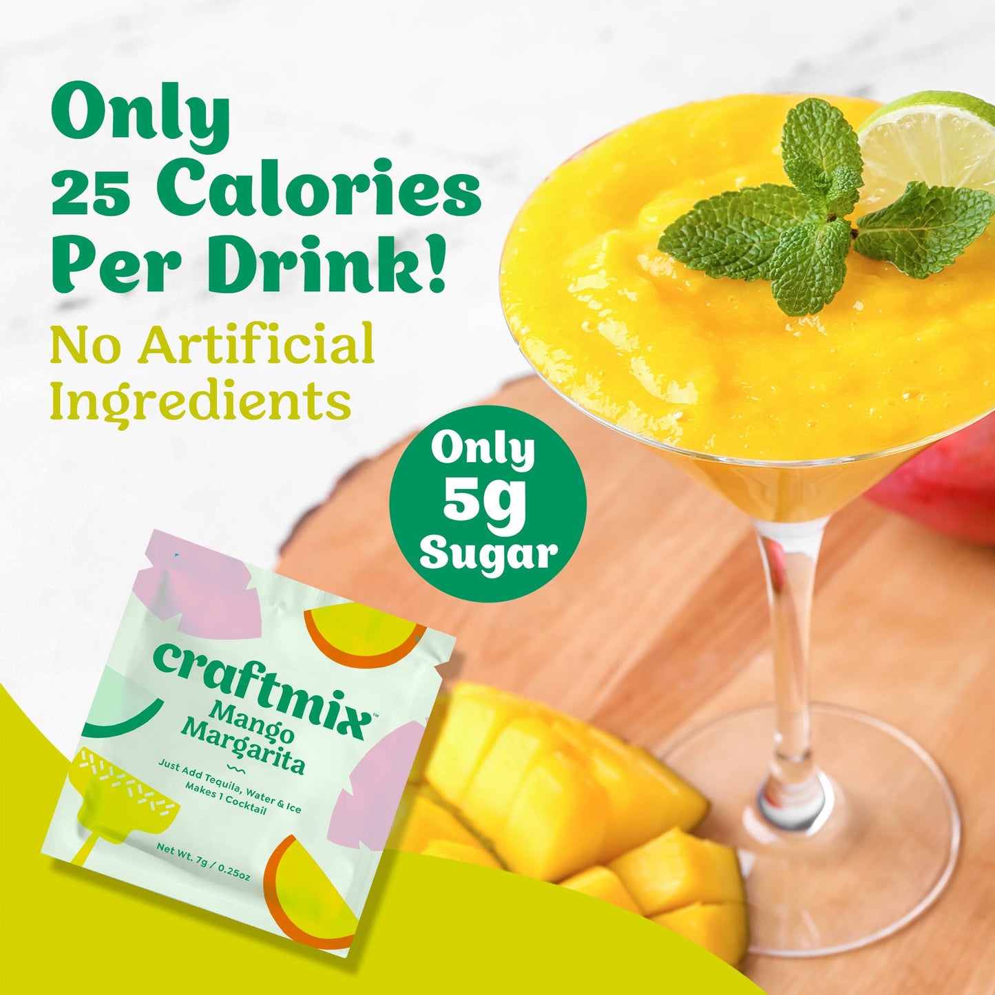Mango Margarita Cocktail / Mocktail Mix