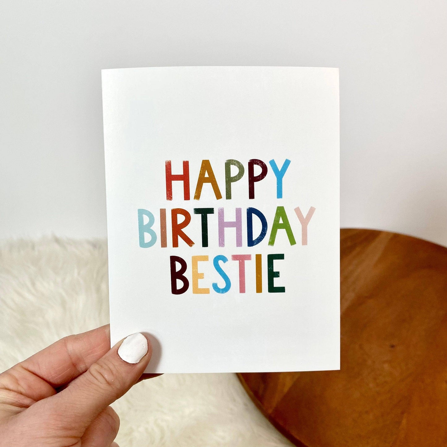 Happy Birthday Bestie Card