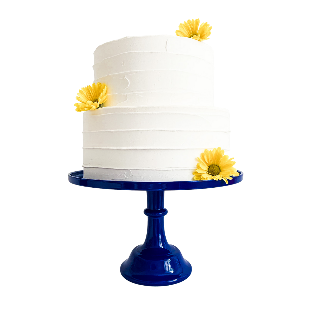 Royal Blue Melamine Cake Stand