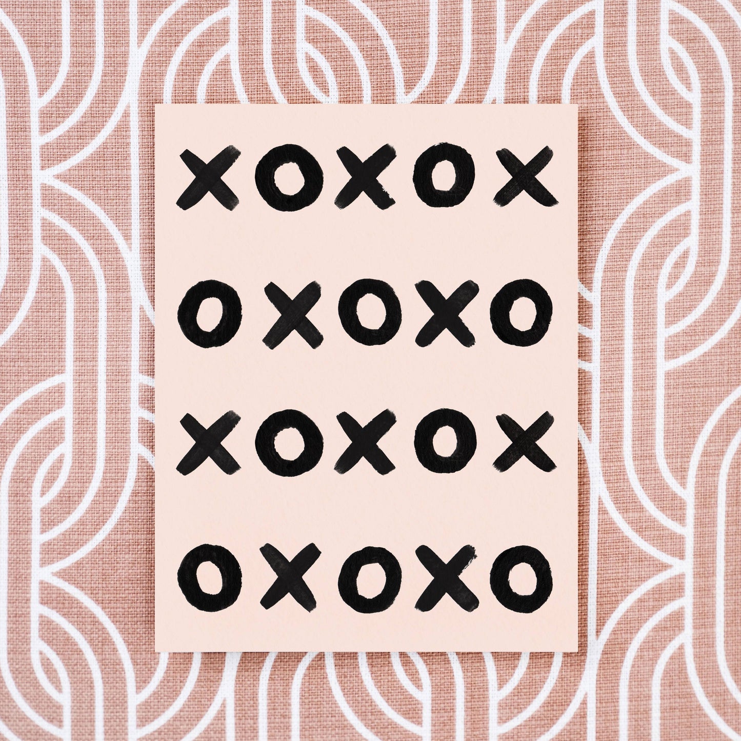XO Infinity Greeting Card