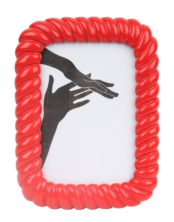 Red Twist Picture Frame