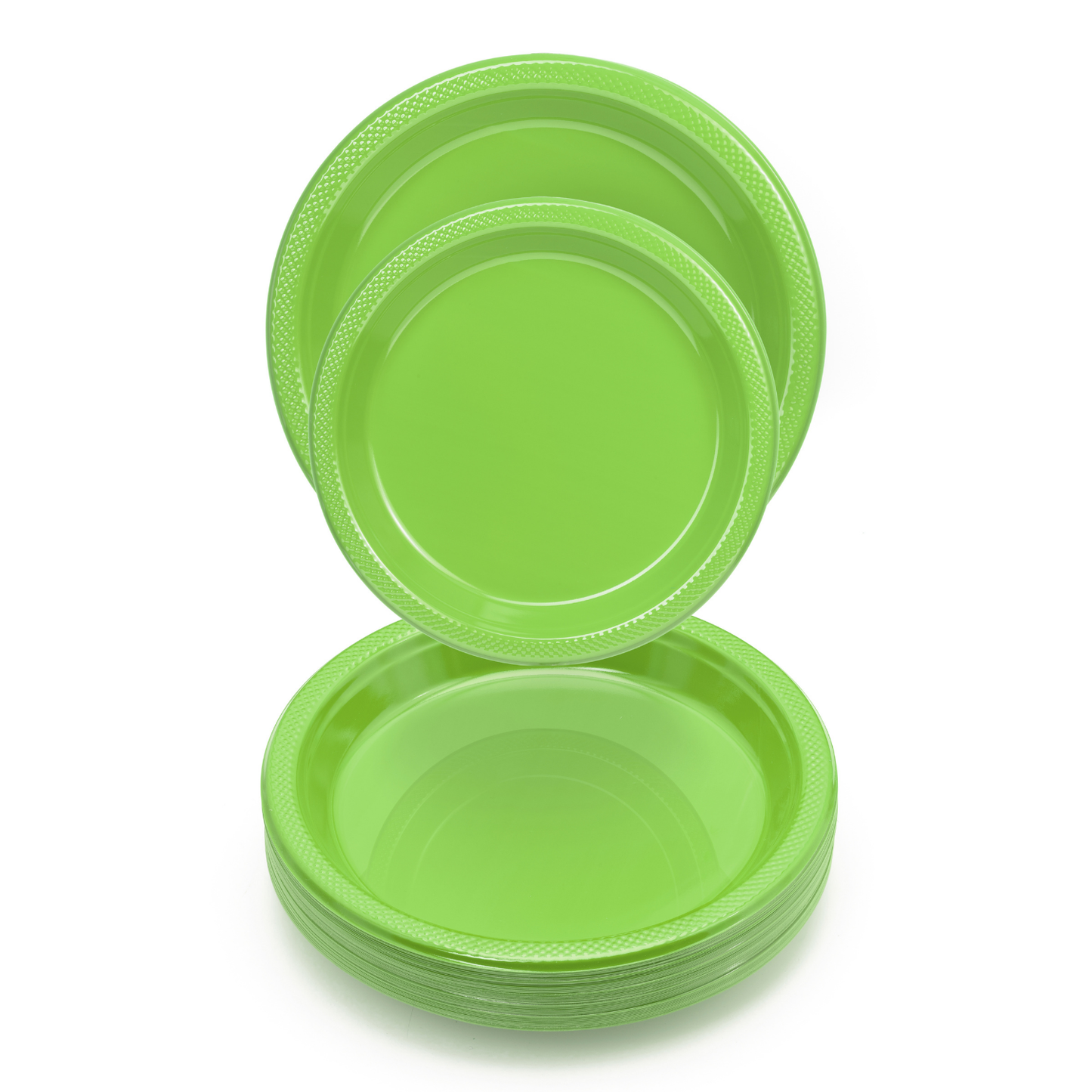 Lime Green Plastic Plates (9in./50ct.)
