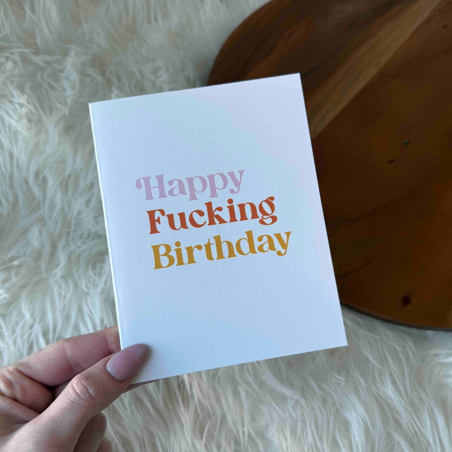 Happy Fucking Birthday Card