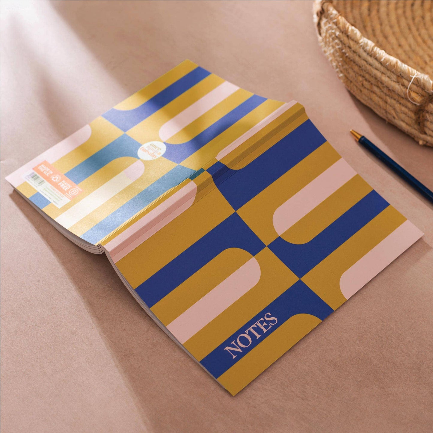 Chartreuse Arches Notebook | Lined