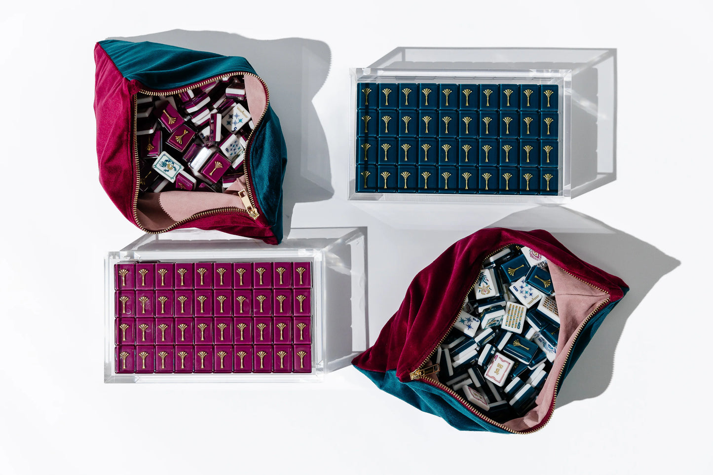 Deco Velvet Tile Bag