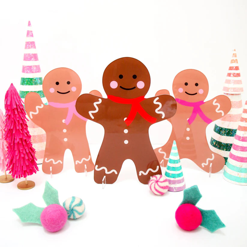 Acrylic Gingerbread Men
