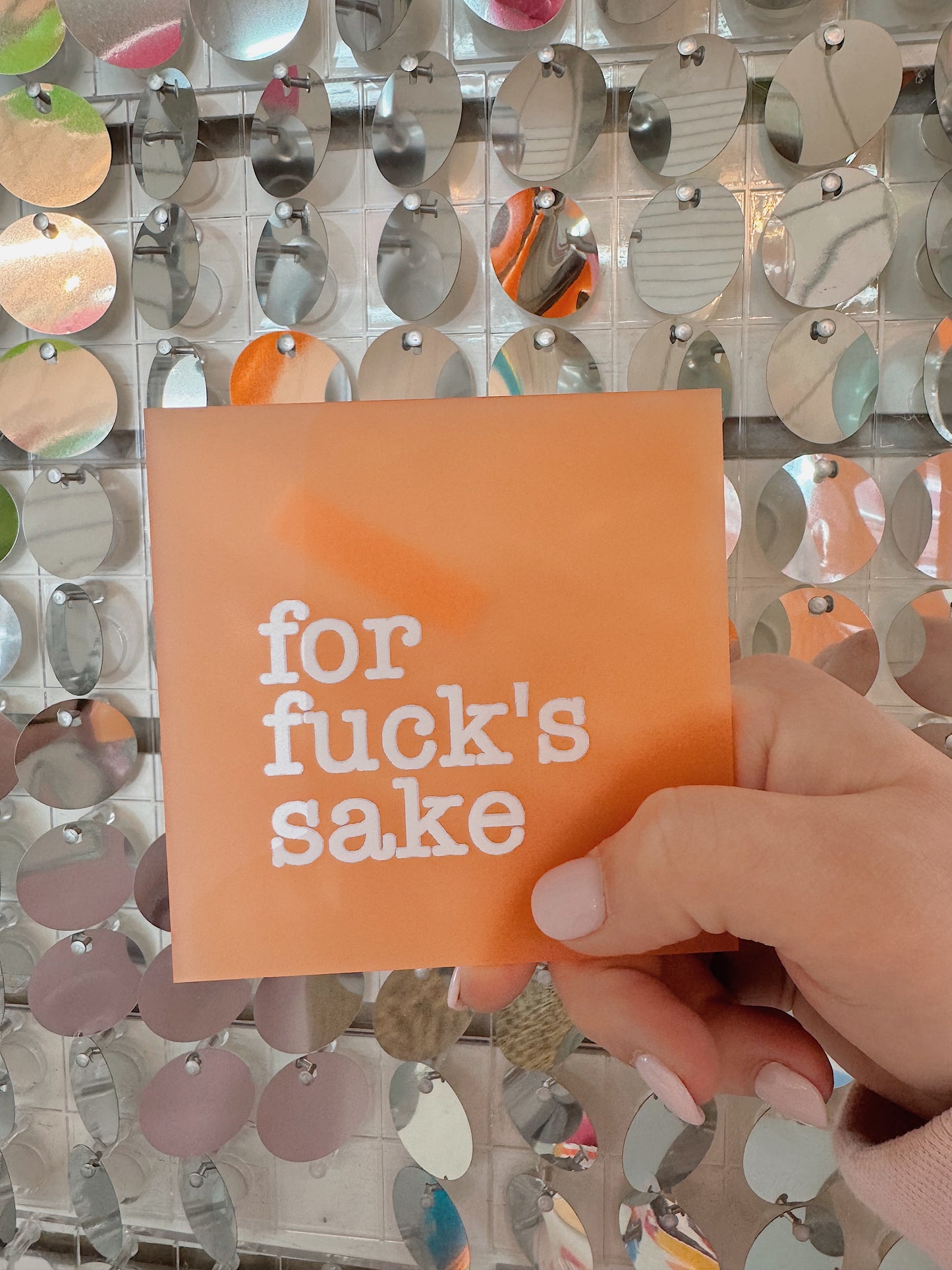 For Fuck's Sake Coaster