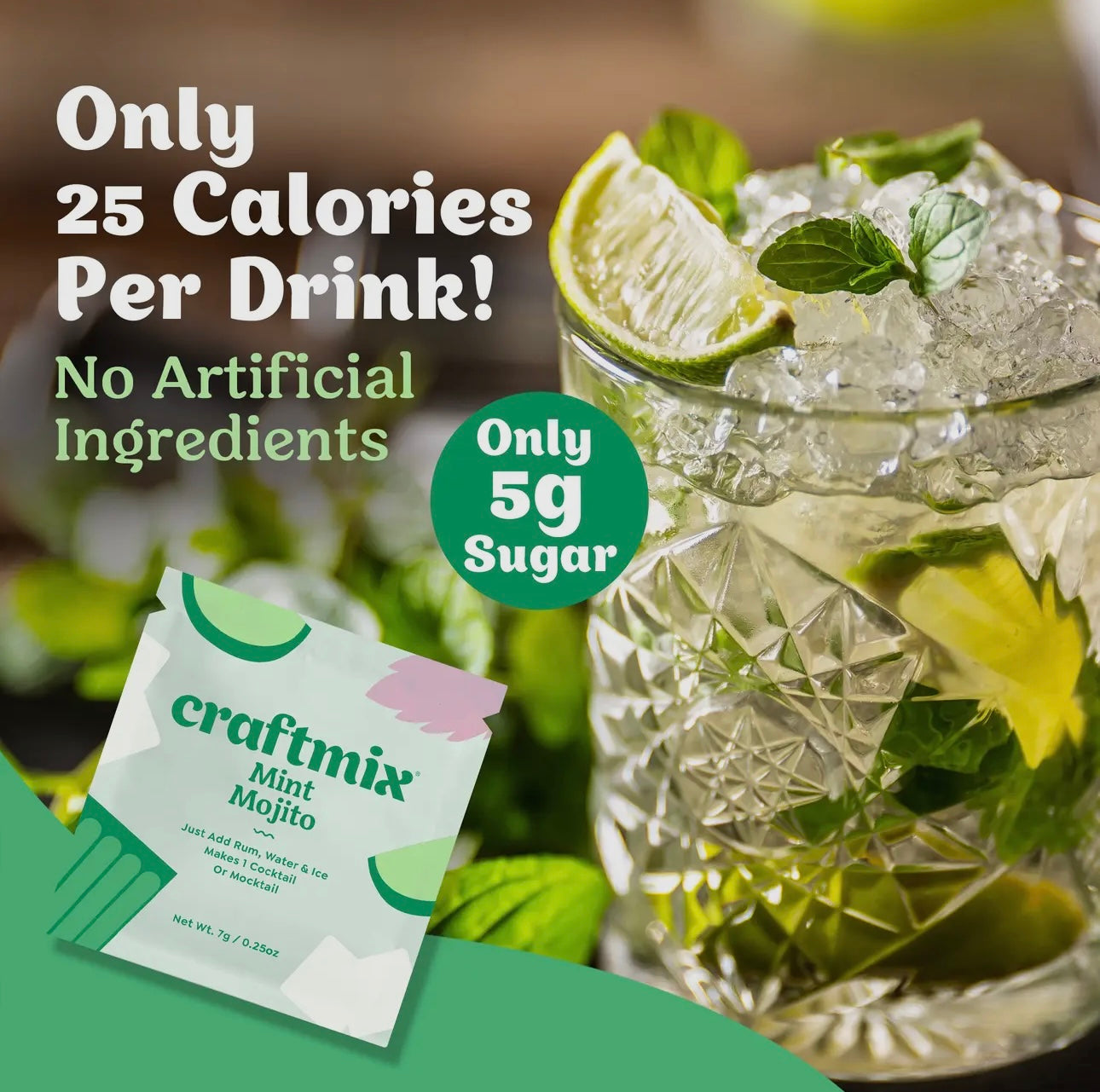 Mint Mojito Cocktail/Mocktail Mix