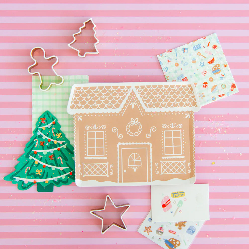 Gingerbread House Plates