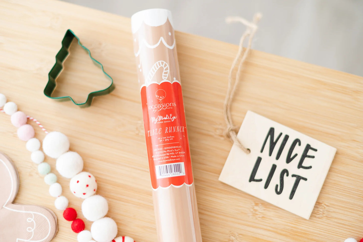 Gingerbread Table Runner