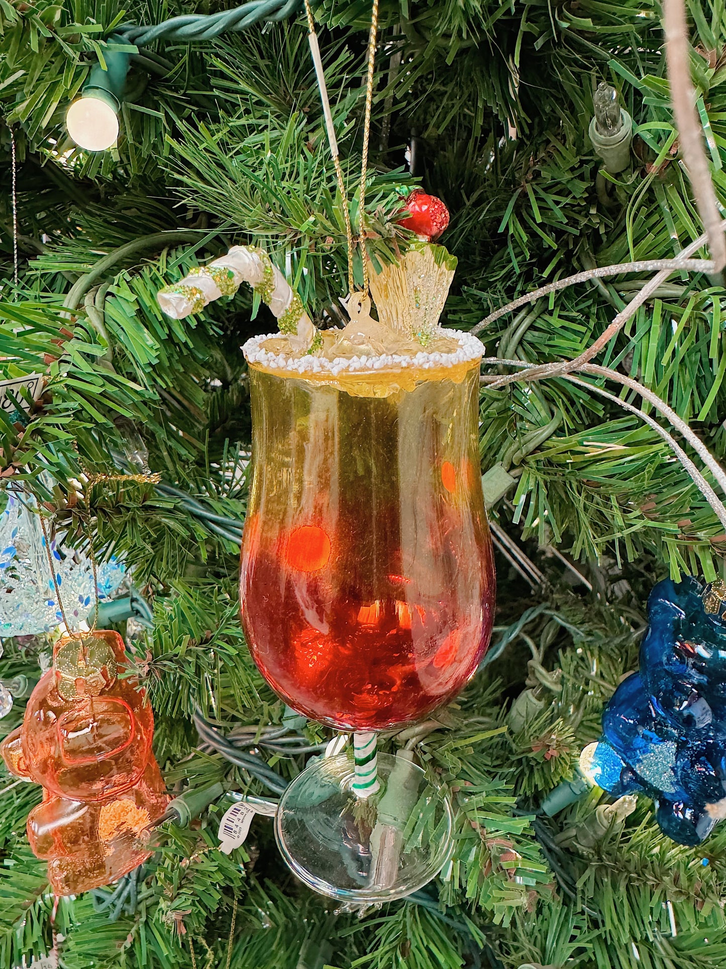 Christmas Cocktail Ornament