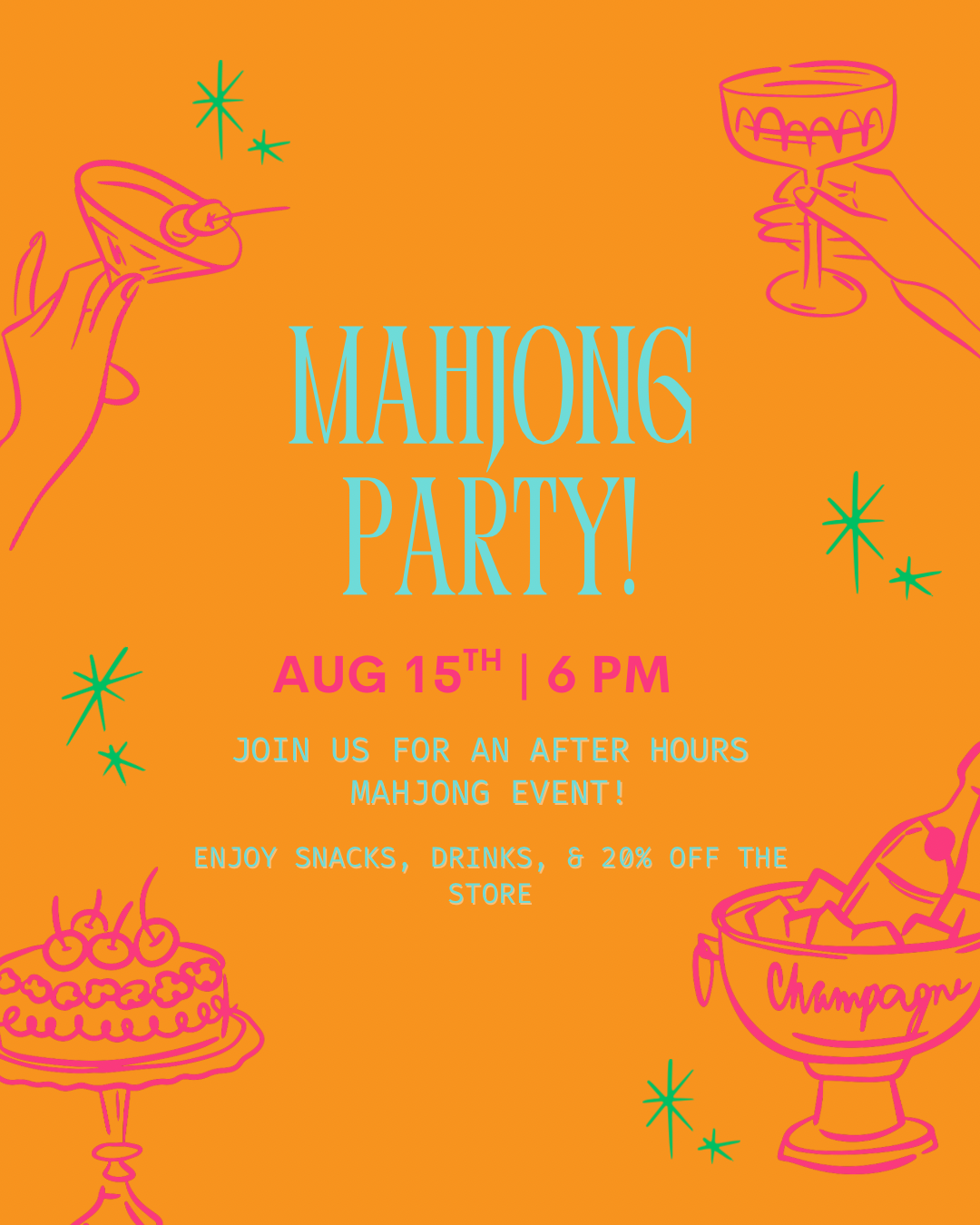 Mahjong Party Ticket!