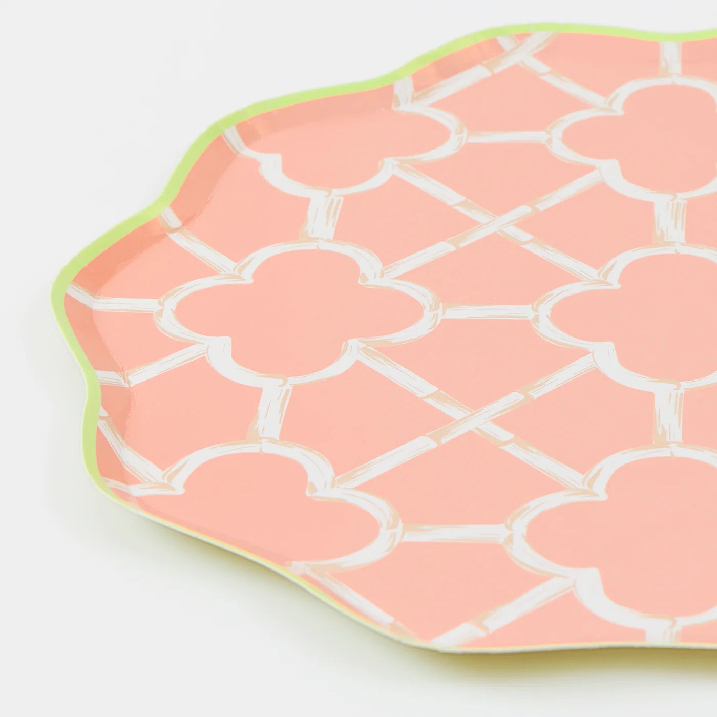 Bamboo Pattern Dinner Plates