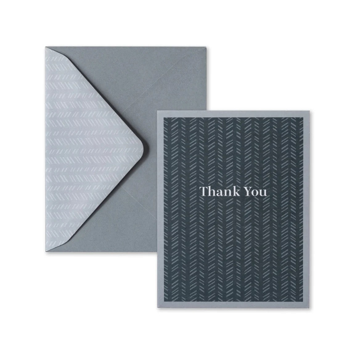 Quilted Navy Thank You Card Set