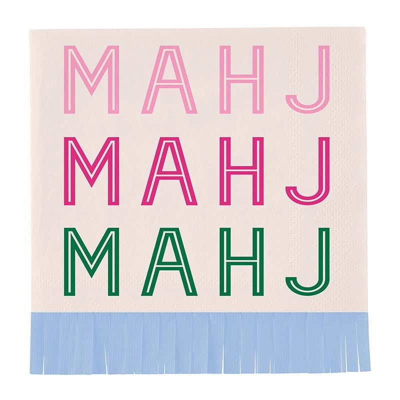 Mahj Fringe Cocktail Napkins