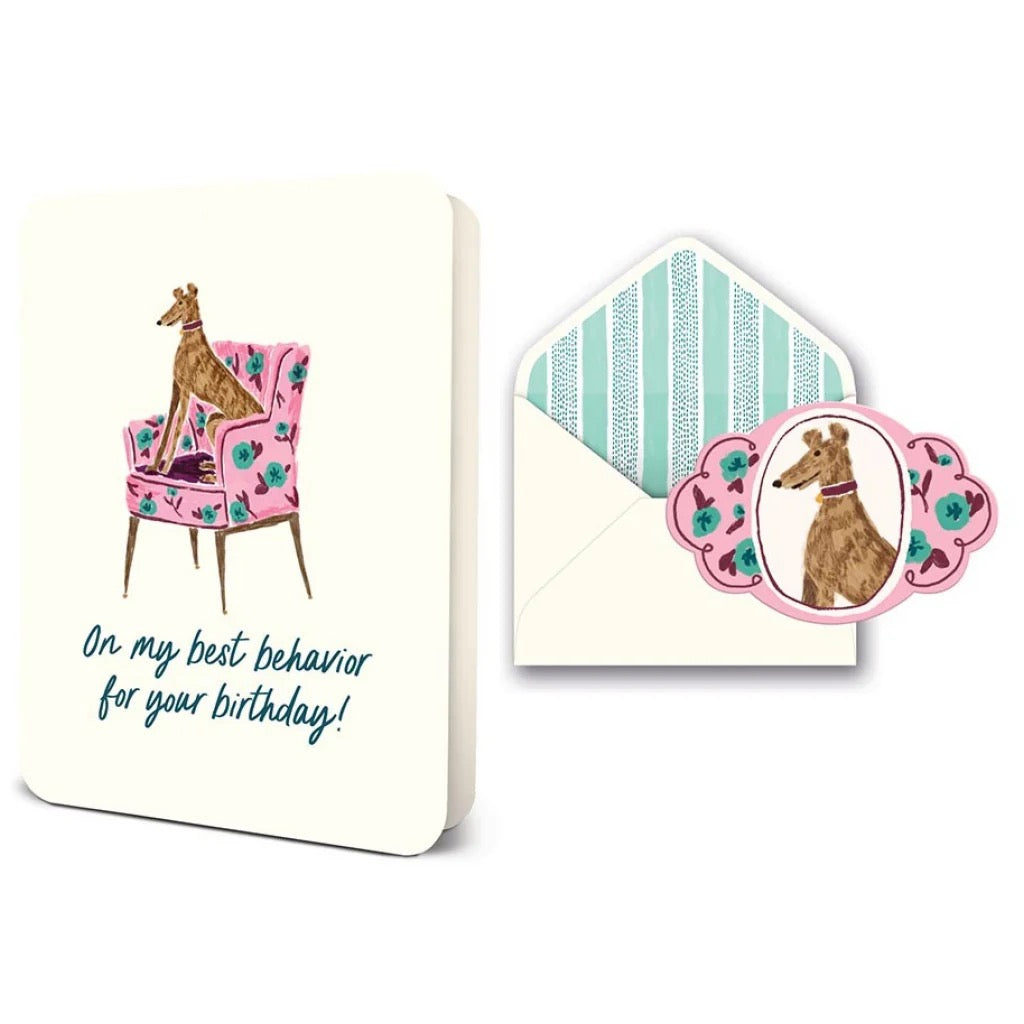 Best Behavior Birthday Card