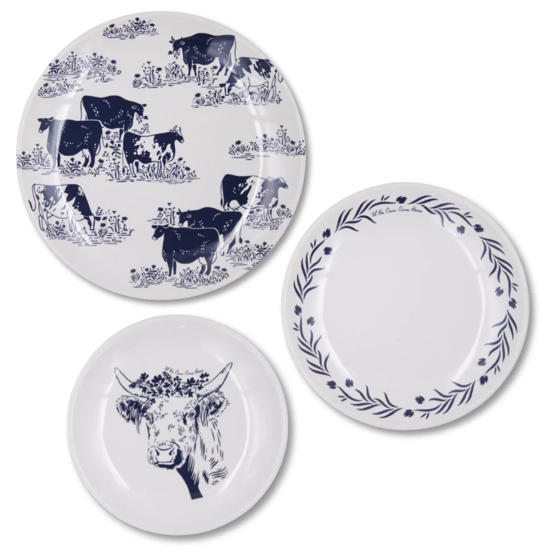 'Til The Cows Come Home Dessert Plate | Melamine