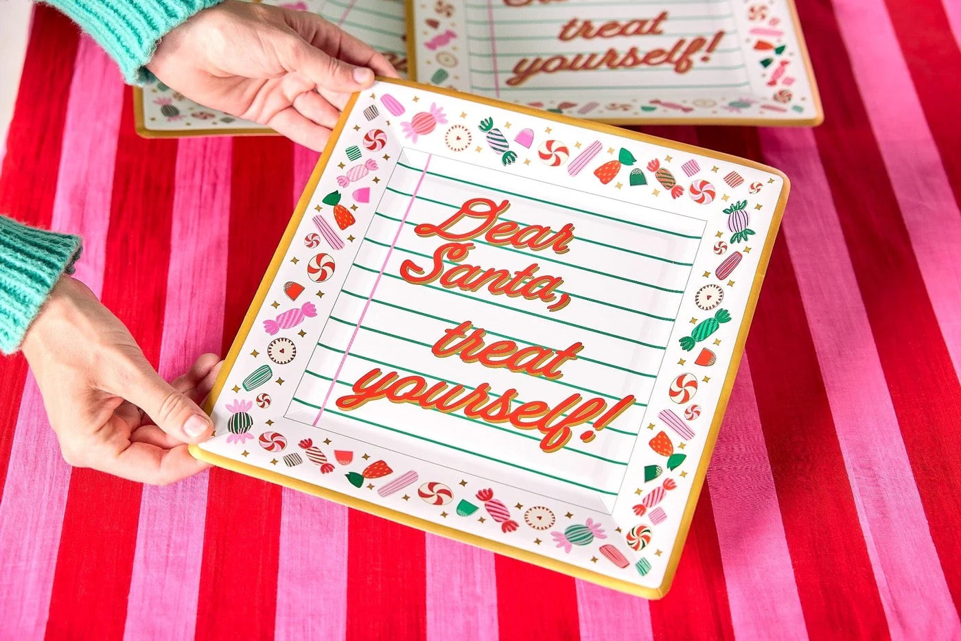 Dear Santa Treat Plate