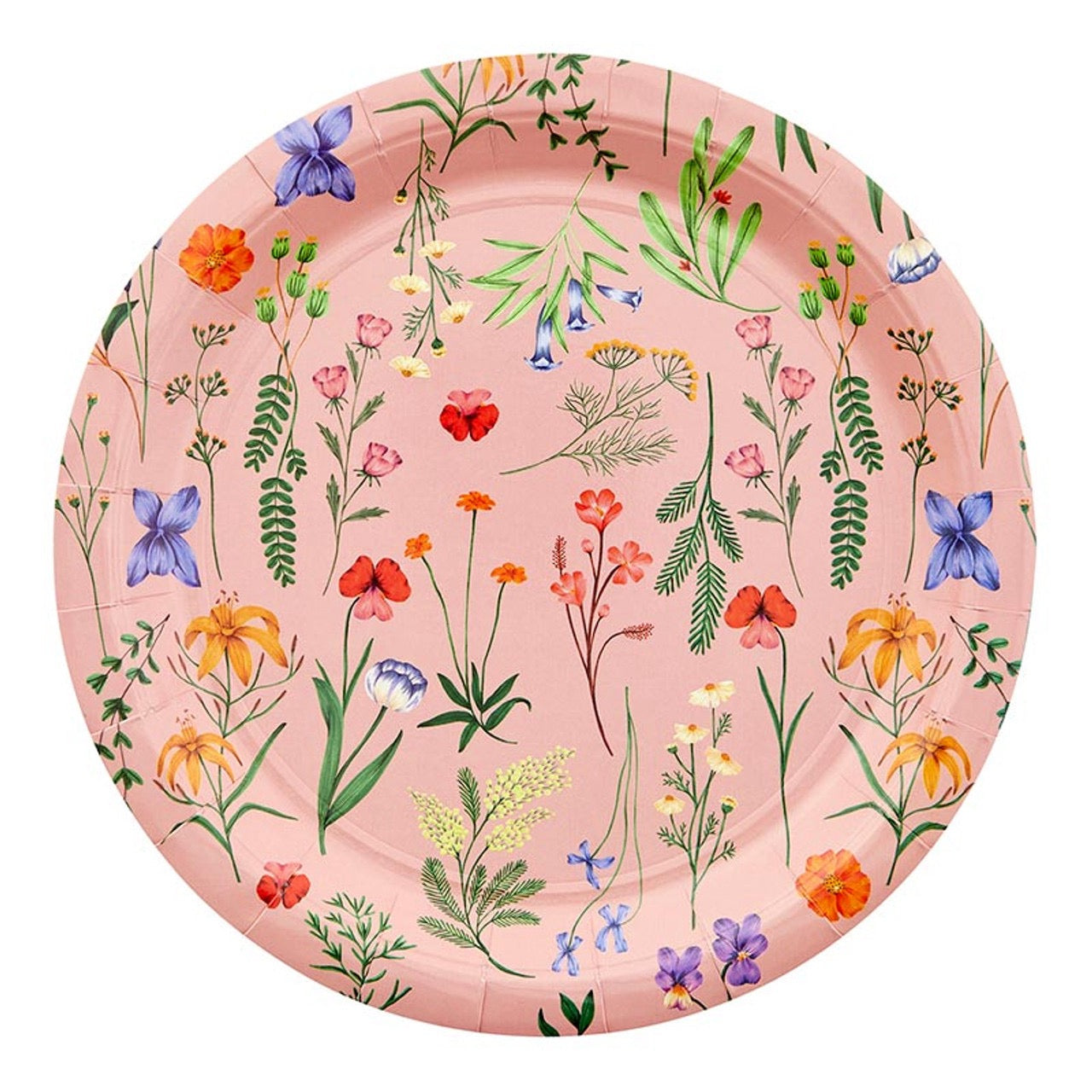 Boho Flowers Plates