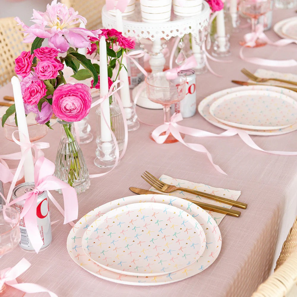Bows Dinner Plates
