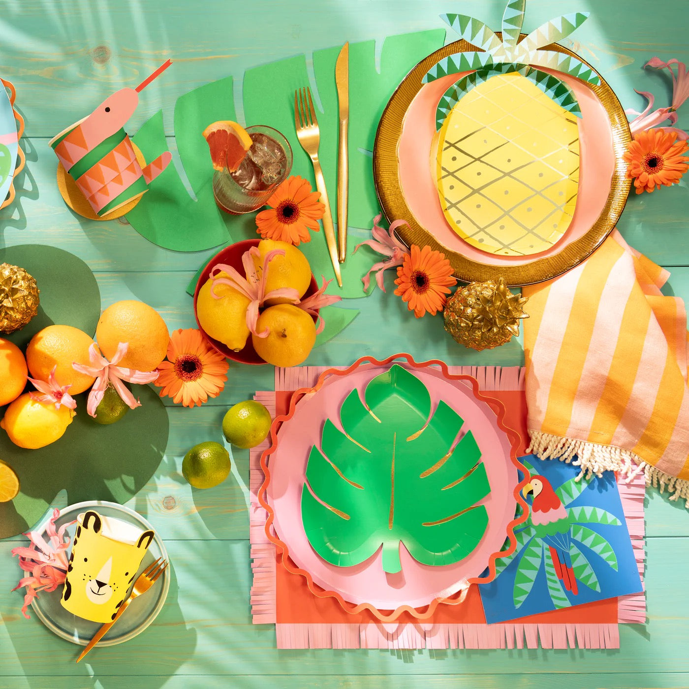 Tropical Leaf Plates