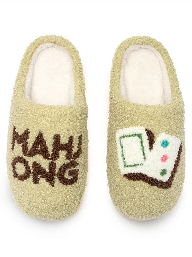 Mahjong Slippers