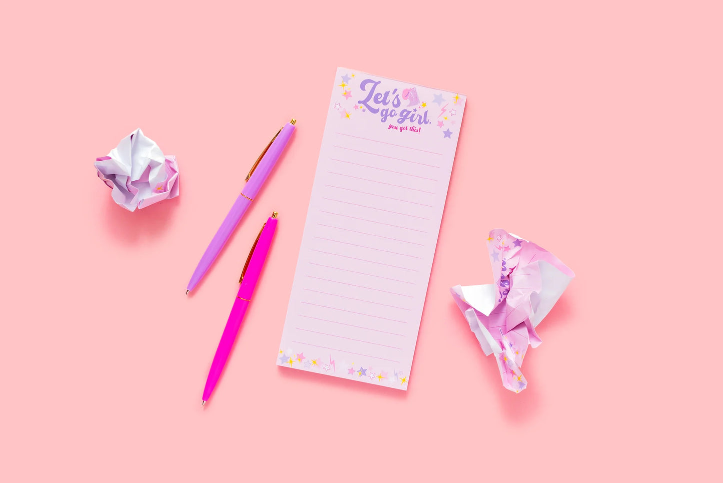 Let's Go Girls List Pad
