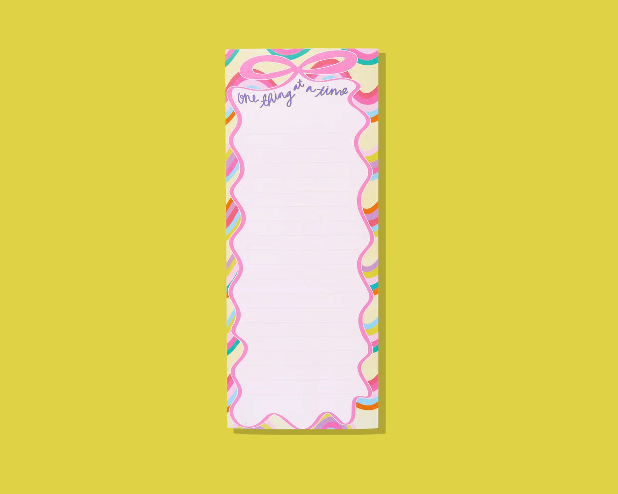 One Thing At A Time List Pad