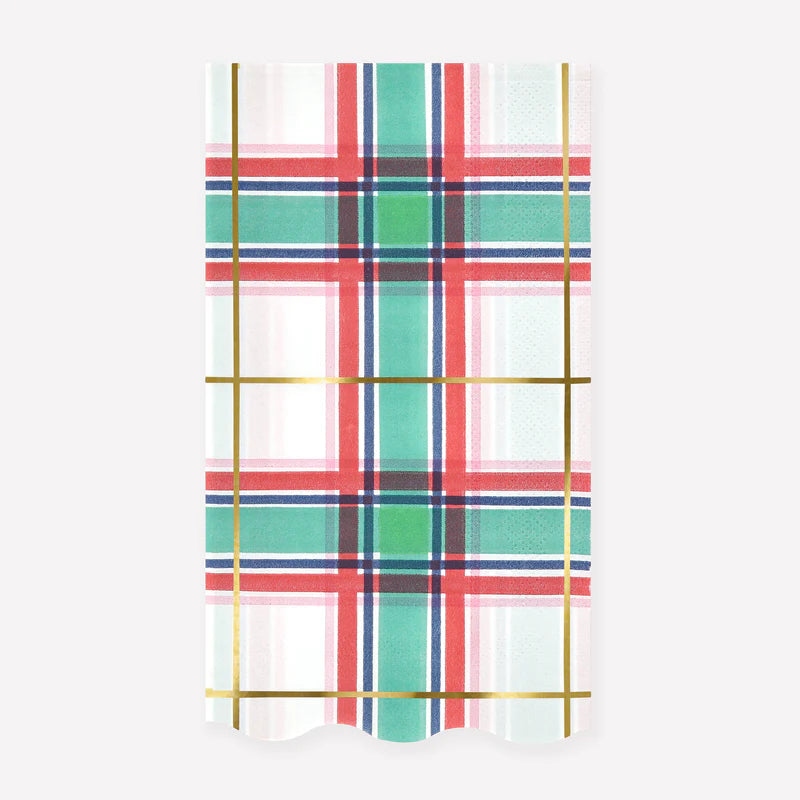 Plaid Guest Towels