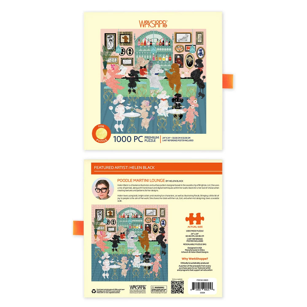 Poodle Martini Lounge Puzzle