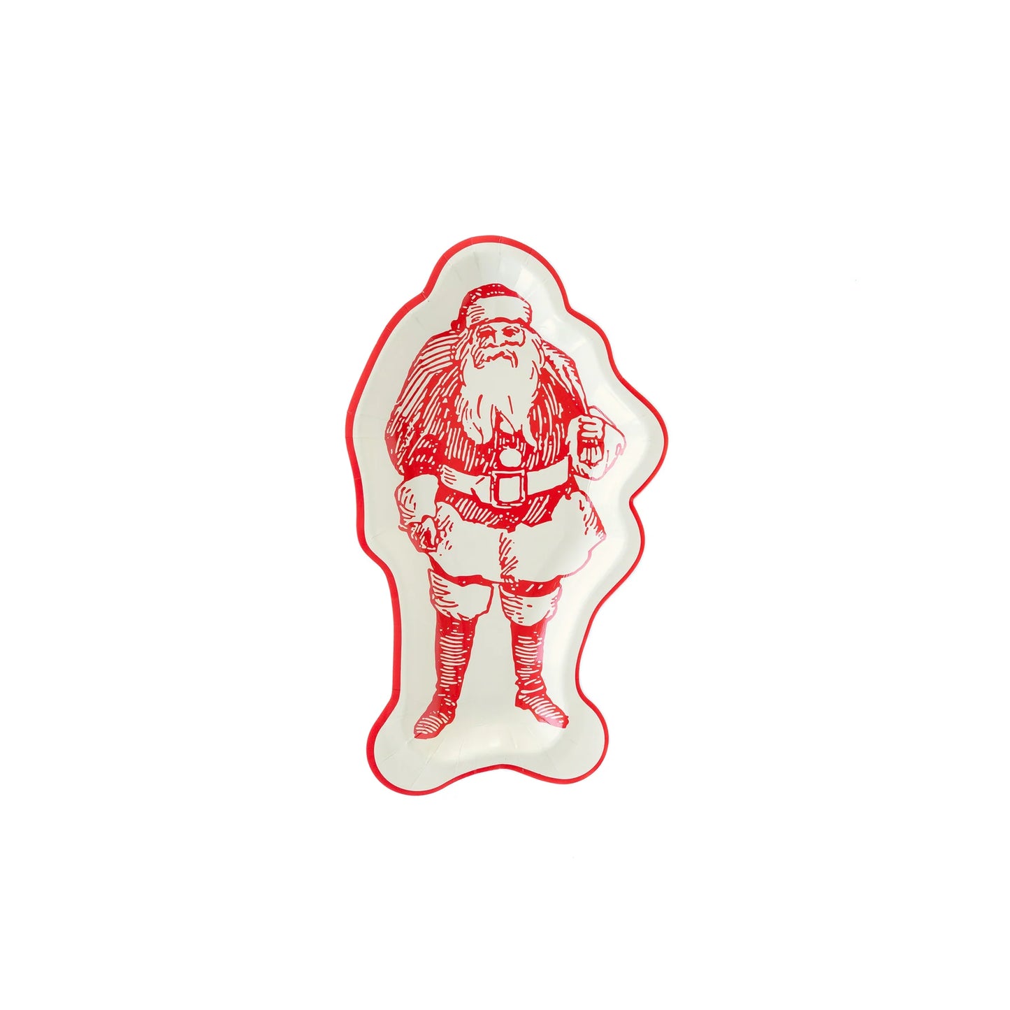 Traditional Santa Plate