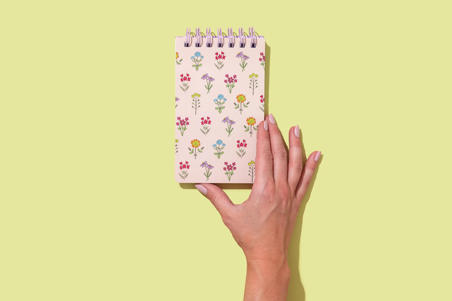 Wildflowers Spiral Top Notebook