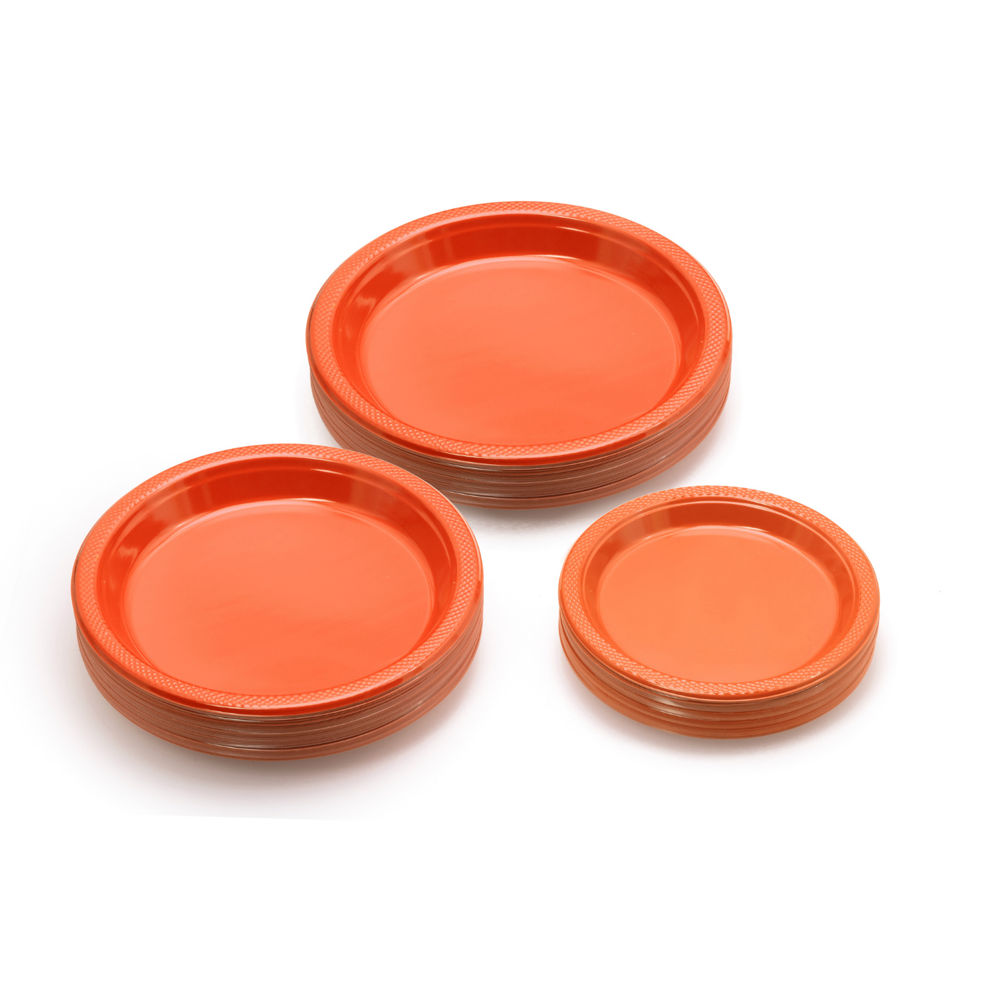 Orange Plastic Plates (9in./50ct.)