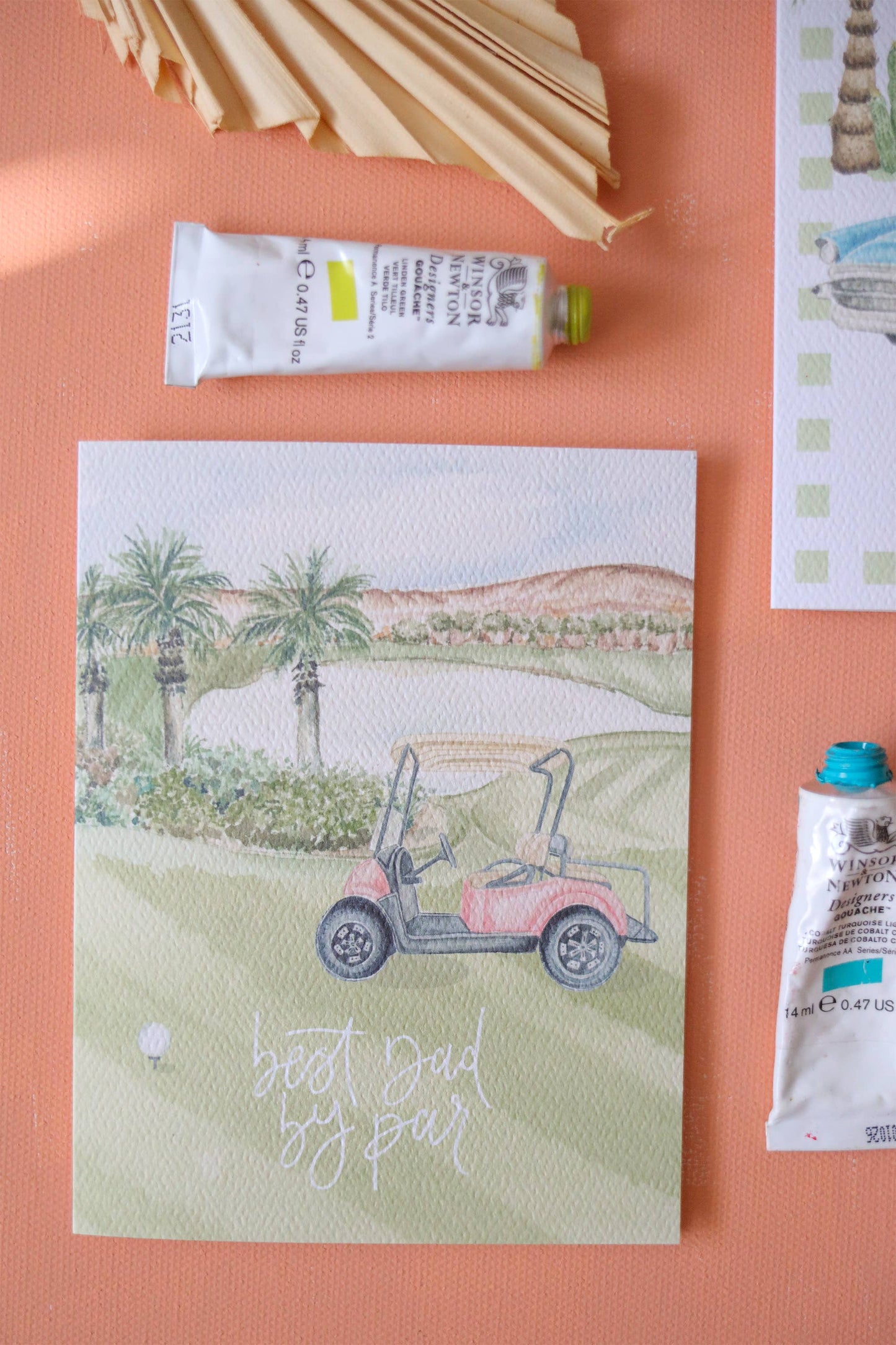 Best Dad By Par Card
