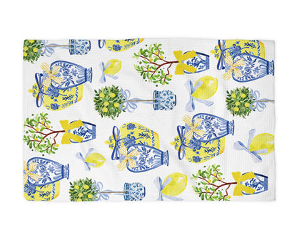 Chinoiserie Citrus Tea Towel