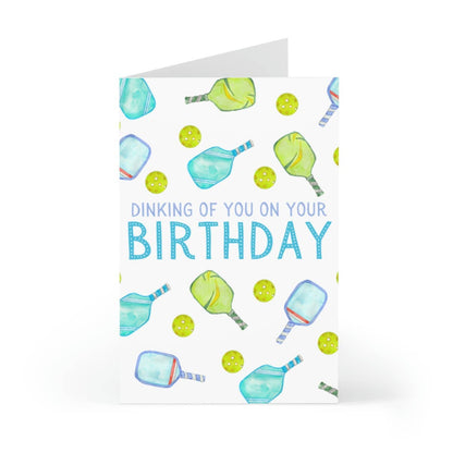 Pickleball Birthday Card