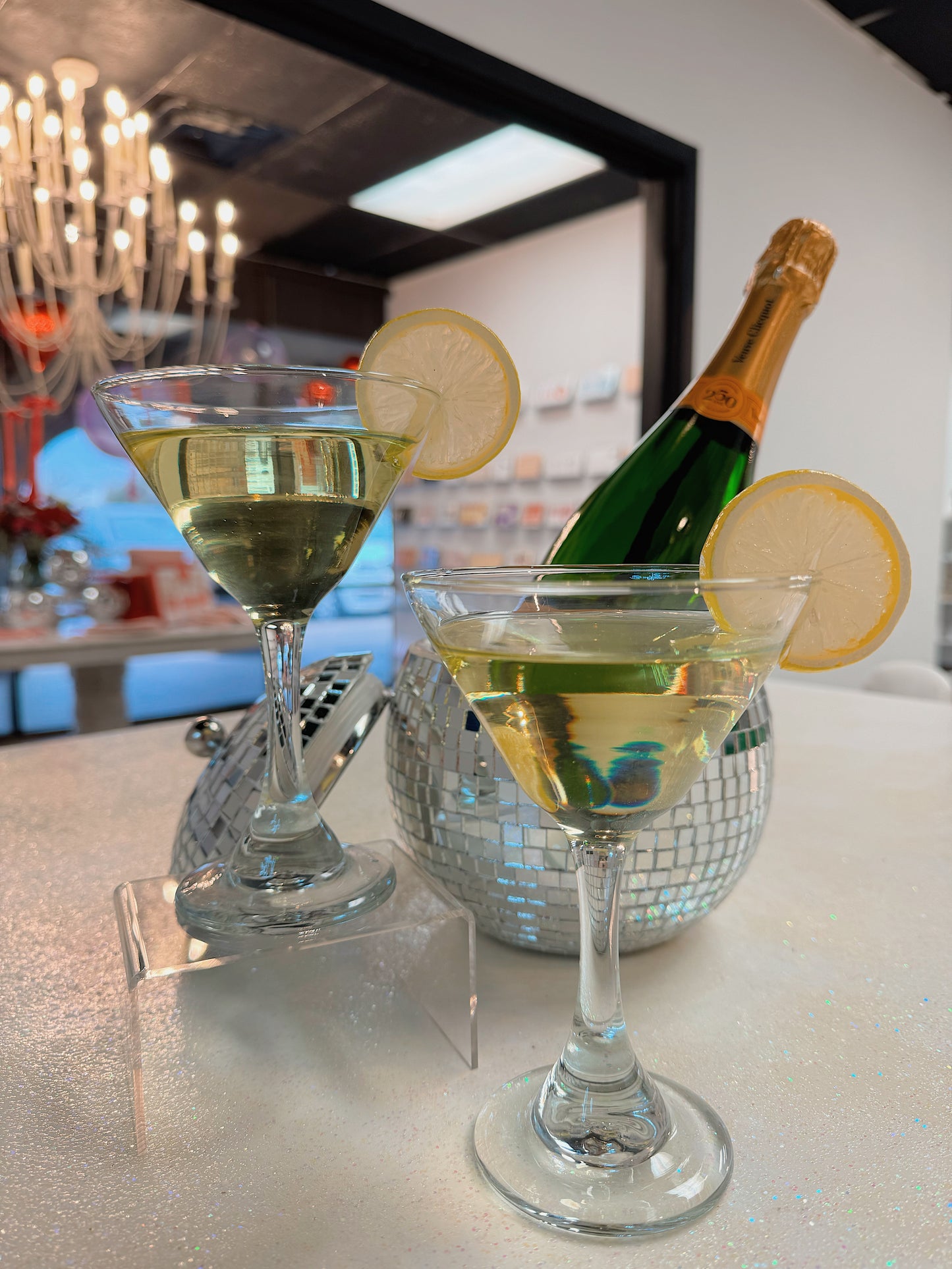 Lemon Drop Martini Decorative Drink
