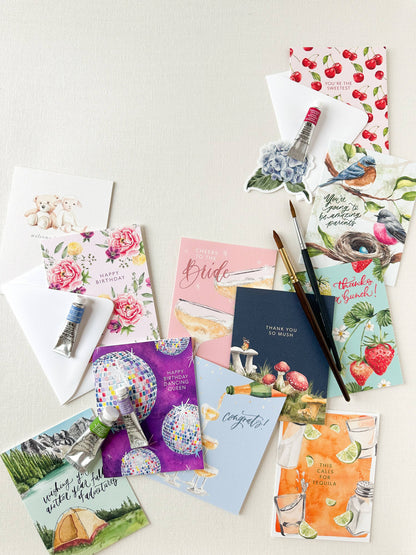 Cheers To The Bride Greeting Card