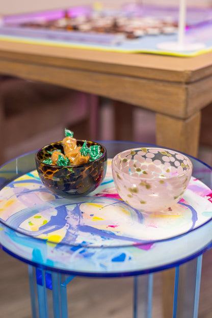 Hand Blown Snack Bowl Set