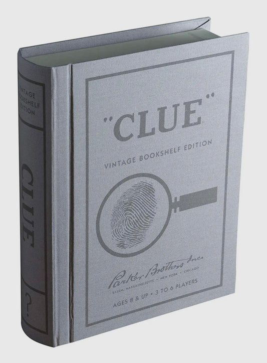 Clue Vintage Bookshelf Game