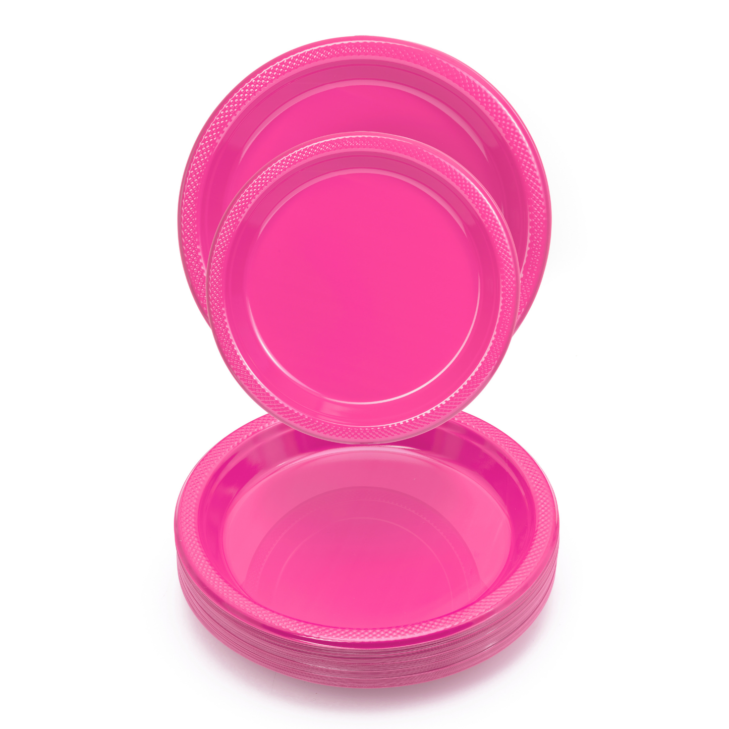 Hot Pink Plastic Plates (9in./50ct.)