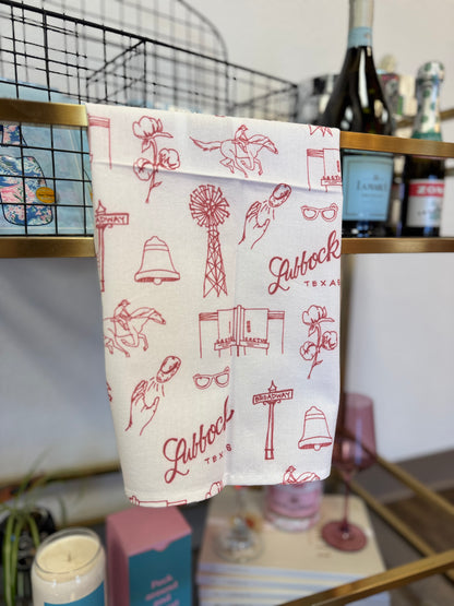 Lubbock Tea Towel