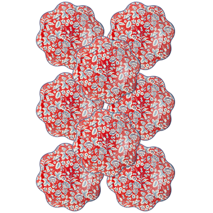 Hamptons Floral Plate