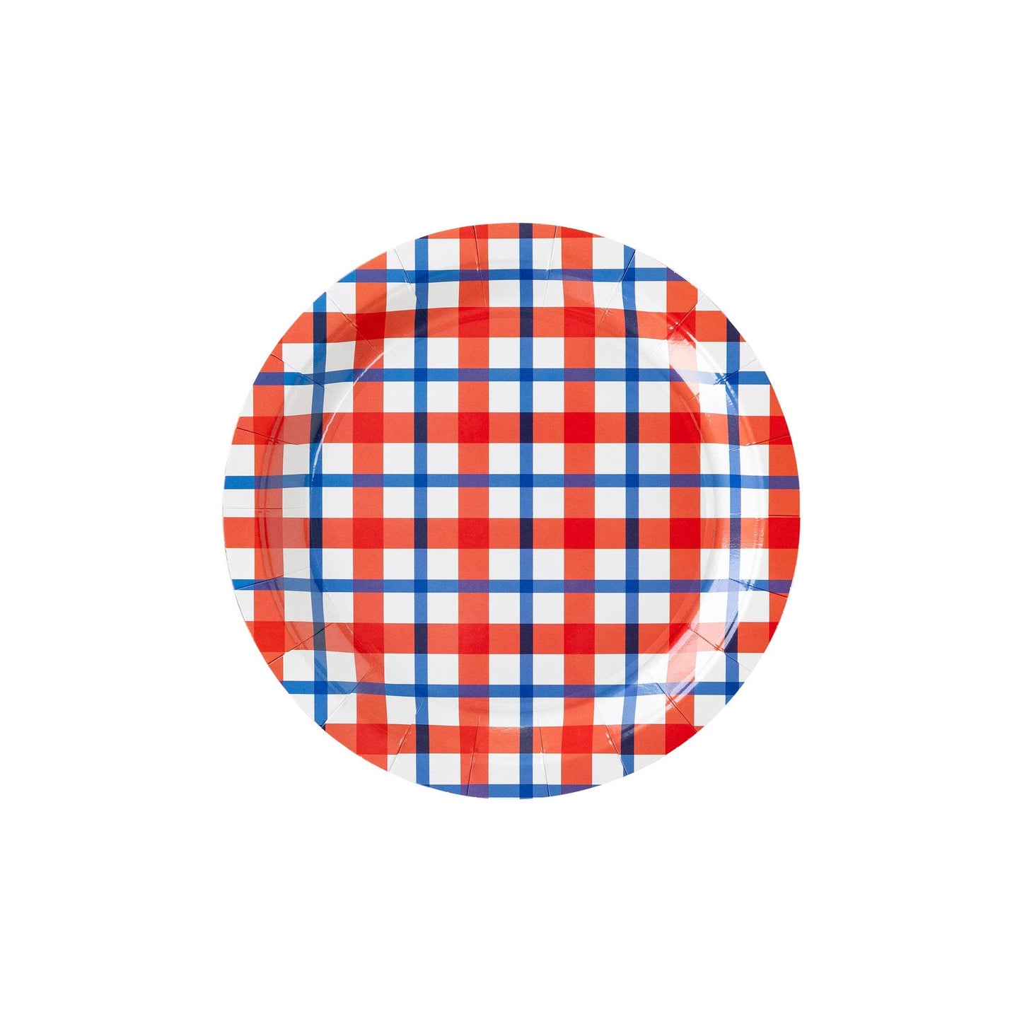 Americana Plaid Plate