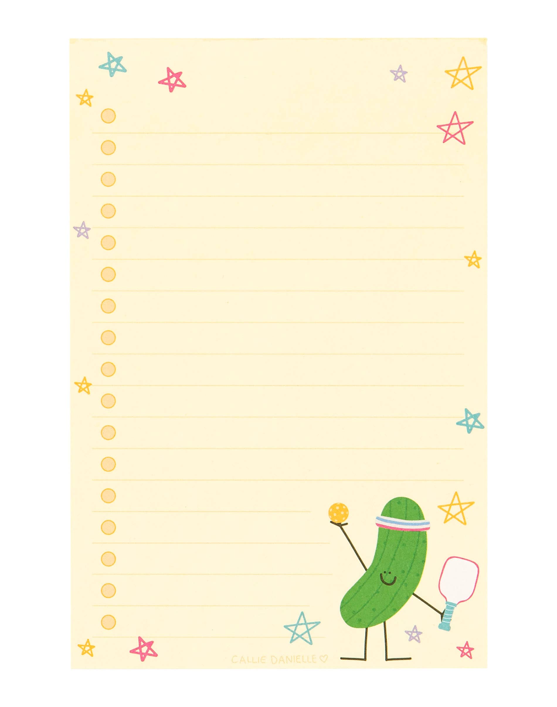 Picklball Notepad Pickleball Pickle Notepad – Party Animal