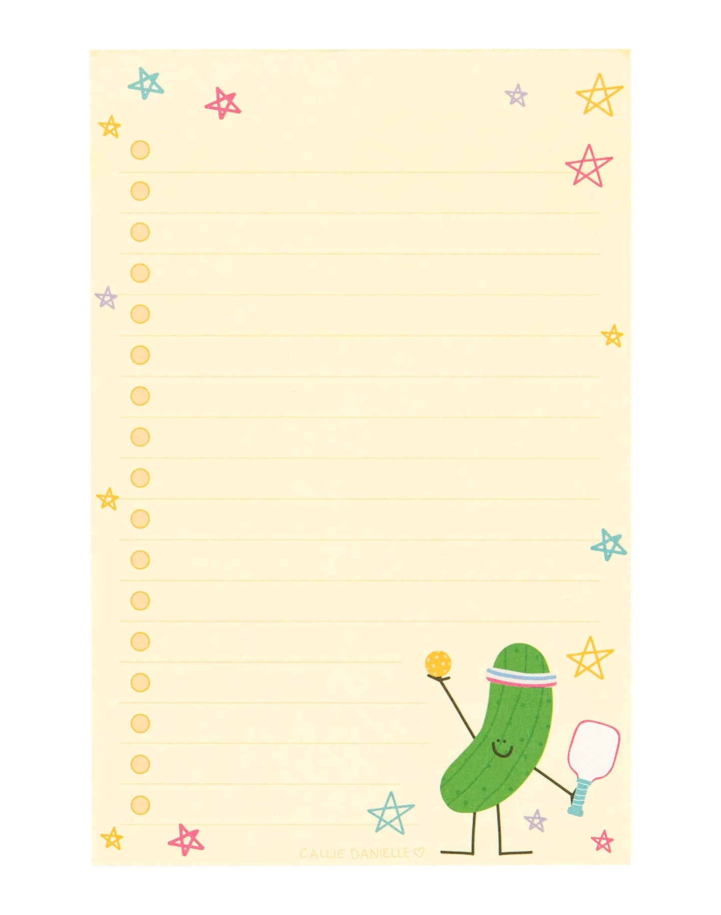 Pickleball Pickle Notepad