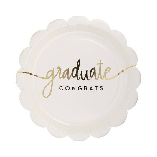 "Graduate Congrats" Paper Plate