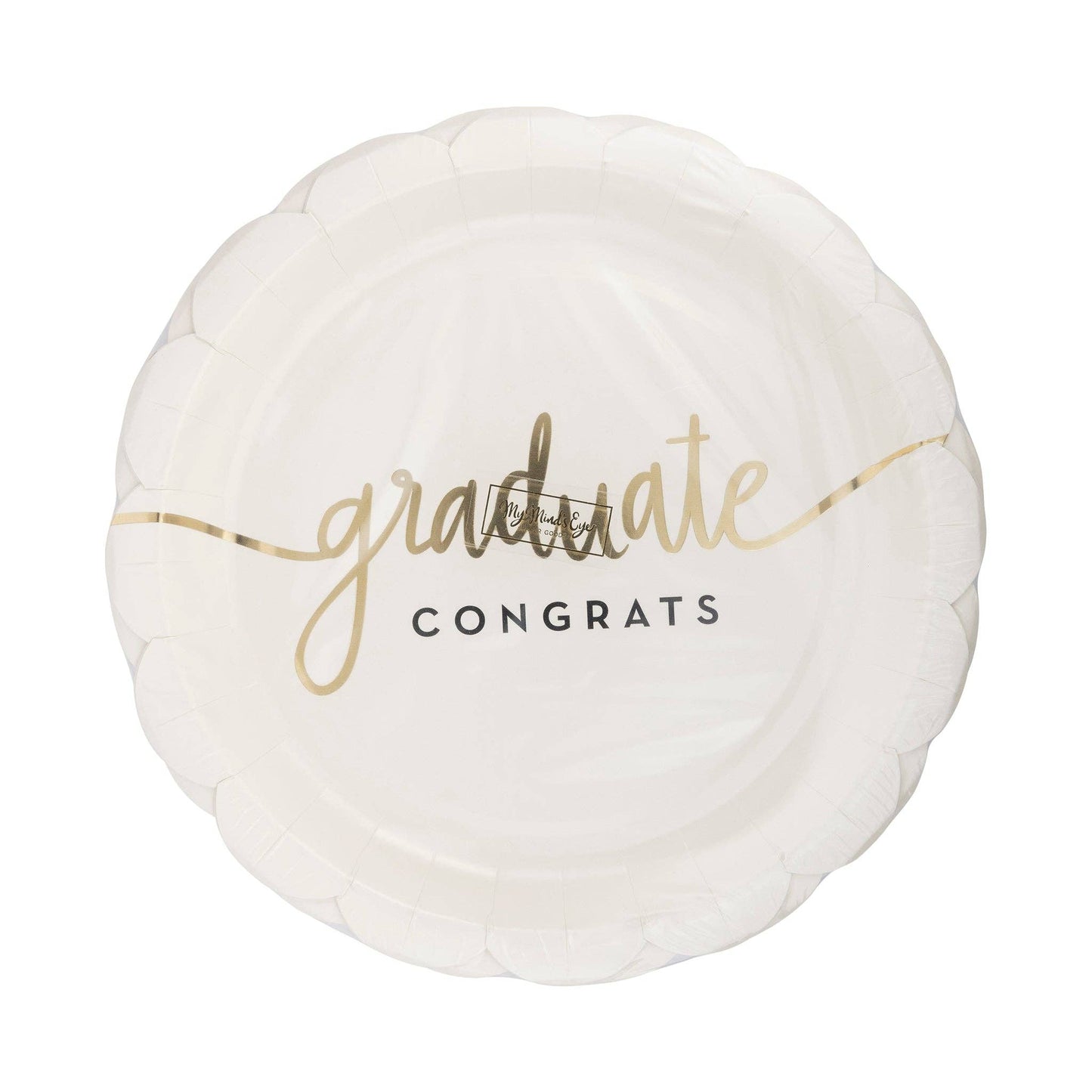 "Graduate Congrats" Paper Plate