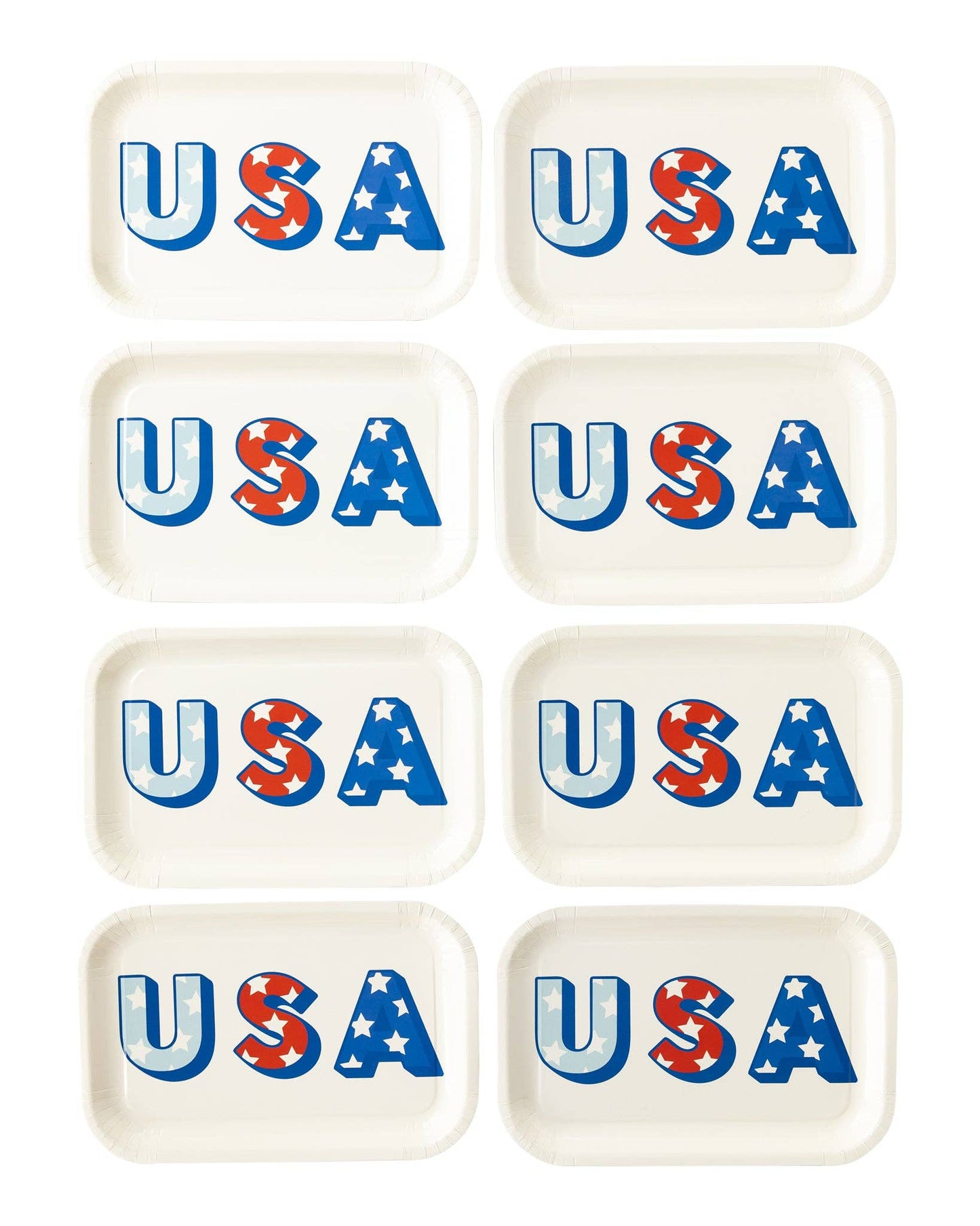 USA Shaped Plate